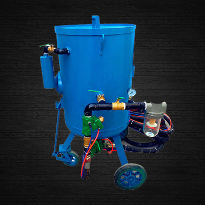 Industrial blasting machine equipment